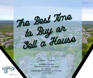 The Best Time to Buy a House. The Best Time to Sell a House.